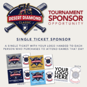 Tournament Single Ticket Sponsor