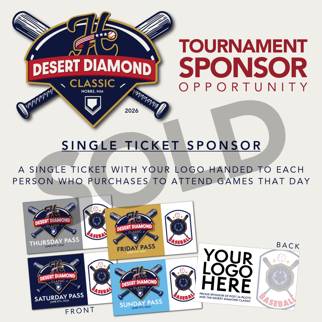 Tournament Single Ticket Sponsor