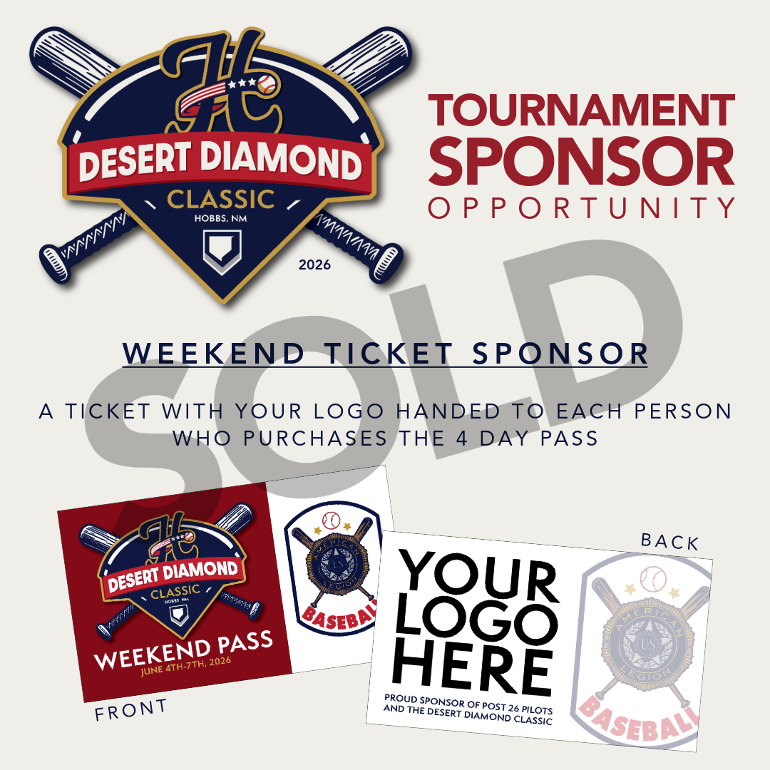 Tournament Weekend Ticket Sponsor